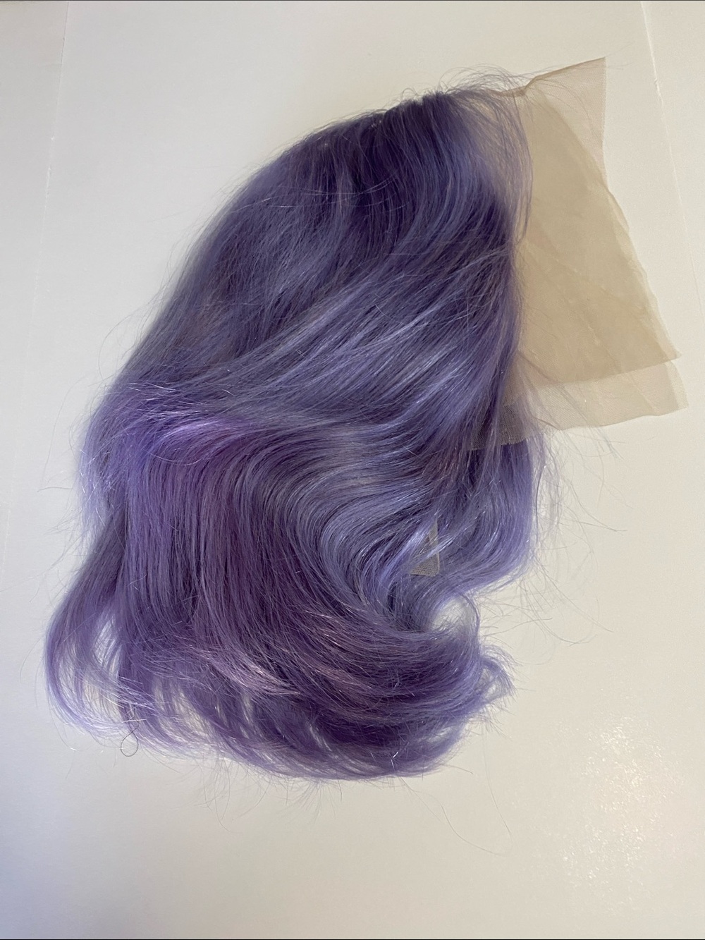 12 Inch Lilac Purple Wig 13x4 Lace Front Human Hair Bob Pre Plucked Wig